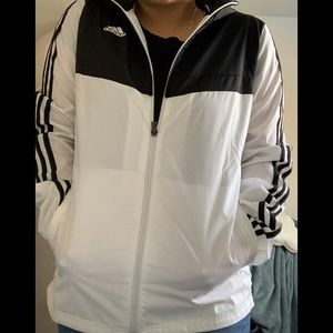 Black & White Adidas Jacket